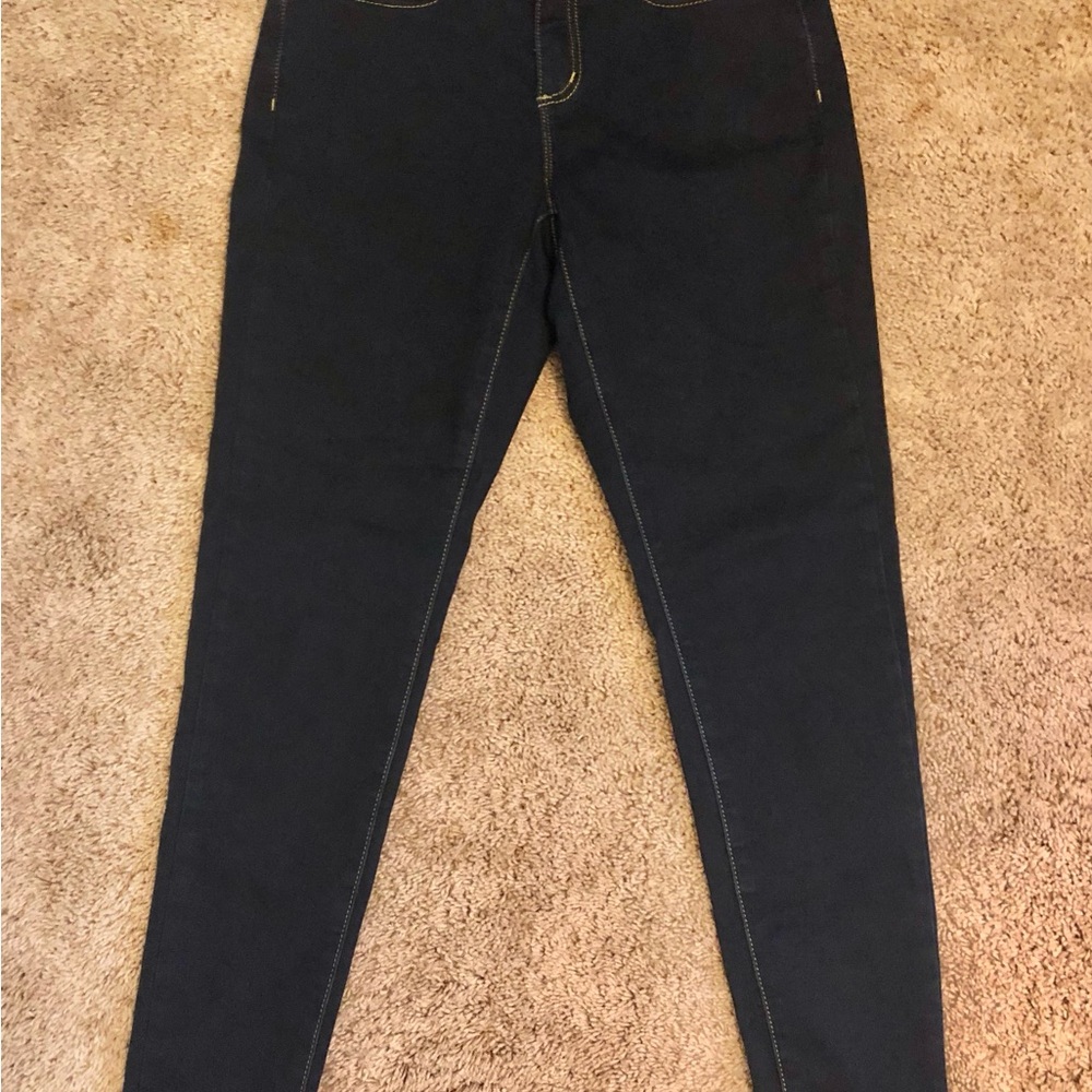 Women's Michael Kors Dark Blue Stretch Izzy Skinny Jeans 6
